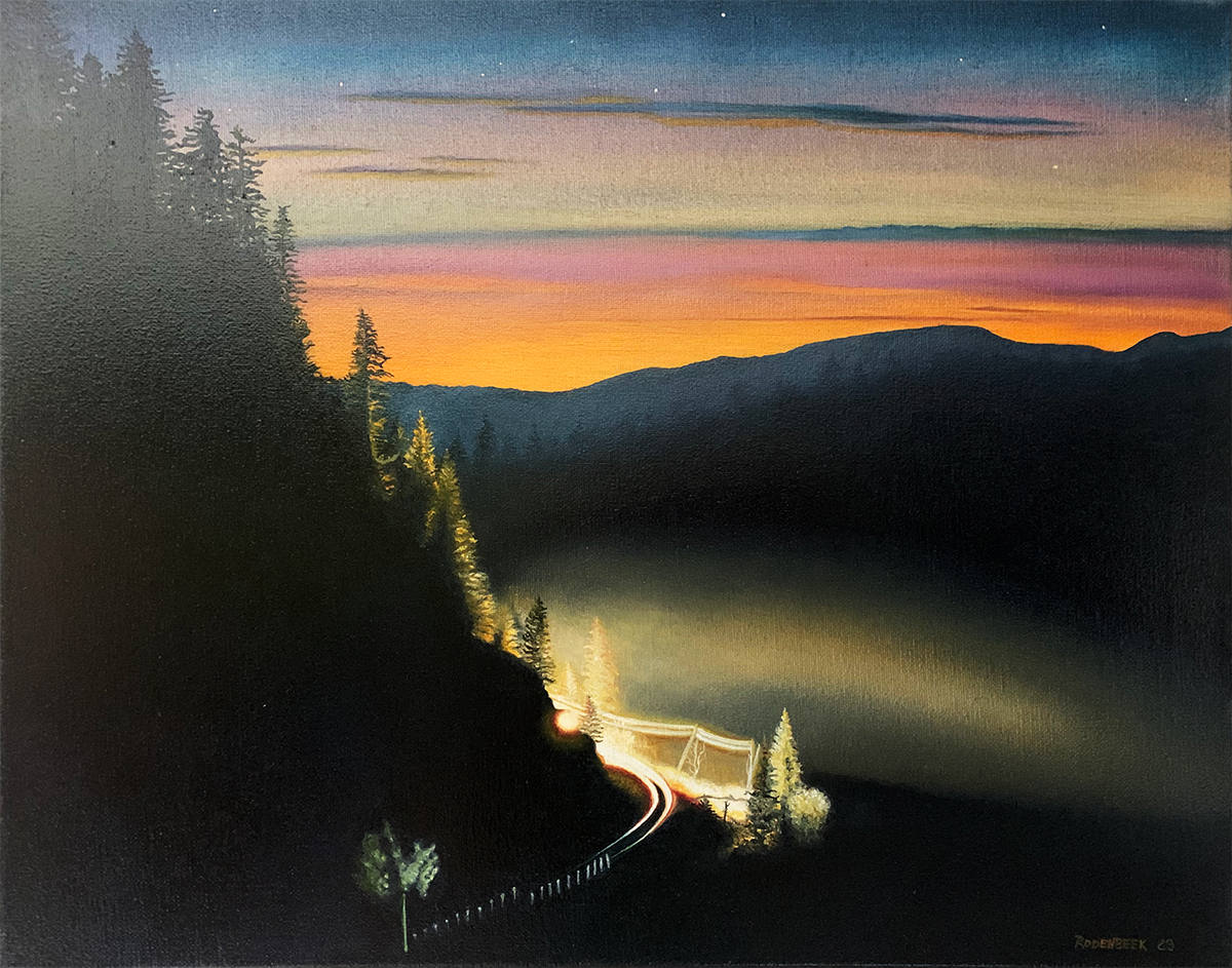 roadway-sunset